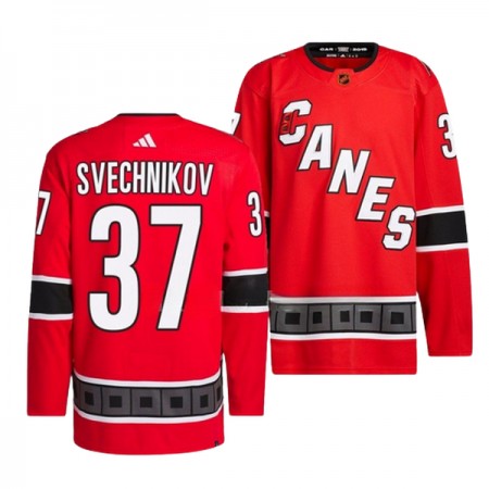Carolina Hurricanes tröja Andrei Svechnikov 37 Adidas 2022-23 Röd Reverse Retro 2.0 Authentic - NHL Tröjor Herr